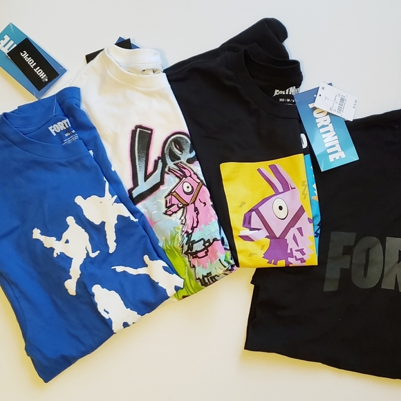 Lot of 4 fortnite shirts - Picture 1 of 6